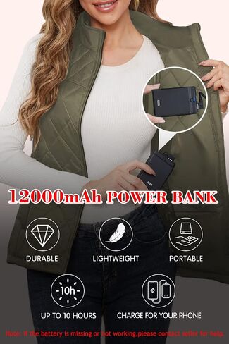 PETREL Heated Vest Women with Battery Pack, Lightweight Women's Heating Vest in Saudi Arabia