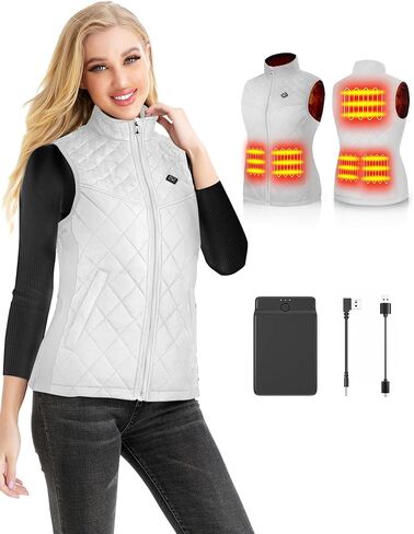 PETREL Heated Vest Women with Battery Pack, Lightweight Women's Heating Vest in Saudi Arabia