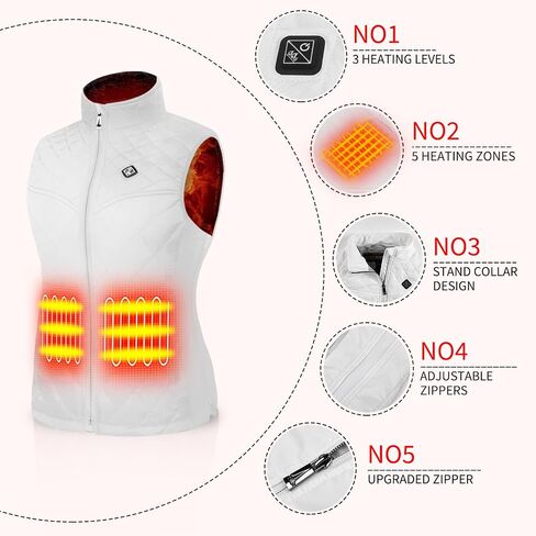 PETREL Heated Vest Women with Battery Pack, Lightweight Women's Heating Vest in Saudi Arabia