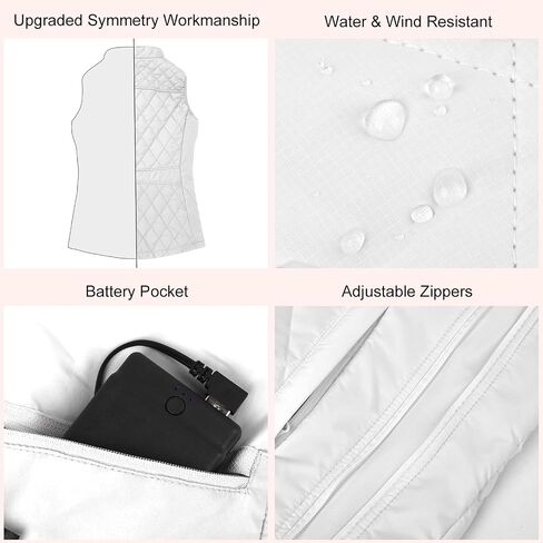 PETREL Heated Vest Women with Battery Pack, Lightweight Women's Heating Vest in Saudi Arabia