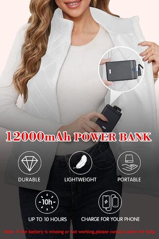 PETREL Heated Vest Women with Battery Pack, Lightweight Women's Heating Vest in Saudi Arabia