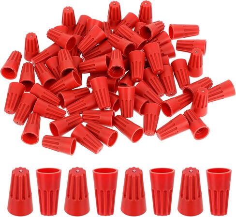 مجموعة متنوعة من 50 قطعة من موصلات صواميل الأسلاك، أغطية أسلاك برتقالية، موصلات أسلاك زنبركية برتقالية، أغطية ملتوية، أغطية أسلاك محمولة للتوصيل السريع in Kuwait