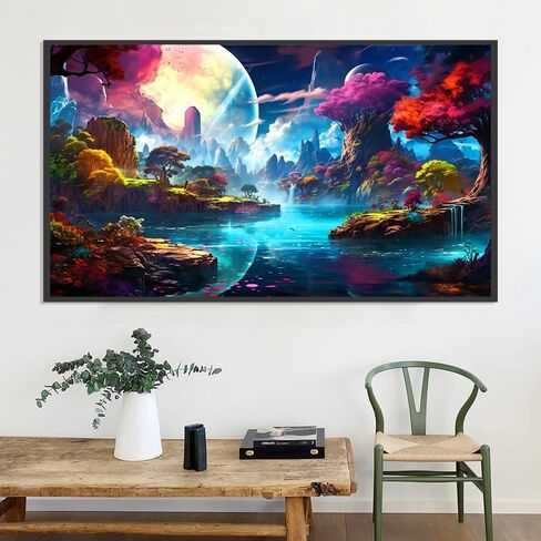 5D Diamond Art Kits for Adults Wolf Diamond Painting Kits for Adults Beginners, DIY Paint With Diamond Gem Art Dots Painting Kits Animal Wolf for Decor Home Walls Decor and Holiday Gifts 16x12n in Saudi Arabia