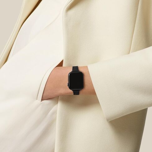 أحزمة جلدية رفيعة من STIROLL متوافقة مع سوار ساعة Apple 38 مم 40 مم 41 مم 42 مم 44 مم 45 مم 49 مم، ساعة من الجلد المحبب العلوي مع سوار معصم رفيع لسلسلة iWatch Ultra SE 9/8/7/6/5/4/3/2/1 in Kuwait