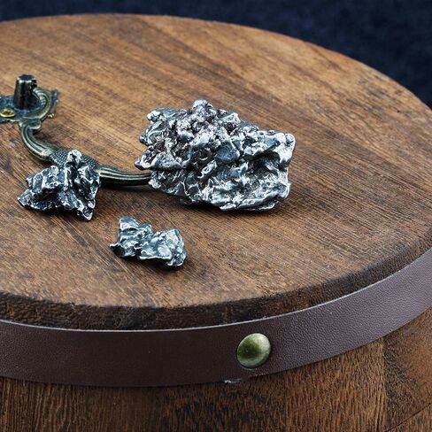 Large Massive 10-330 Grams Meteorite Specimen, Campo Del Cielo Meteorite with Gift Box, Moon Rock Sample, Astronomy Gifts for Space Fans, Great for Science Classrooms, Rocks Collection in Saudi Arabia