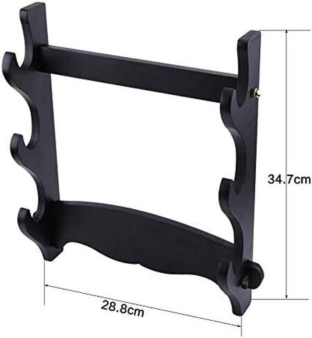 Wall Mount Sword Stand, Sword Hook,3 Tier Hanging Sword Stand, Samurai Sword Display Stand, Sword Stand Hanger Bracket Display Rack for Katana Wakizashi and Standard Swords in Saudi Arabia