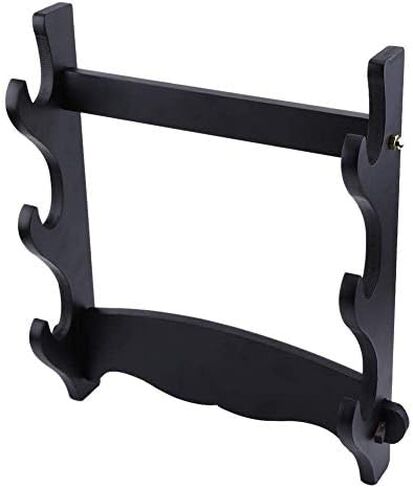 Wall Mount Sword Stand, Sword Hook,3 Tier Hanging Sword Stand, Samurai Sword Display Stand, Sword Stand Hanger Bracket Display Rack for Katana Wakizashi and Standard Swords in Saudi Arabia
