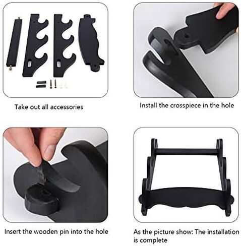 Wall Mount Sword Stand, Sword Hook,3 Tier Hanging Sword Stand, Samurai Sword Display Stand, Sword Stand Hanger Bracket Display Rack for Katana Wakizashi and Standard Swords in Saudi Arabia