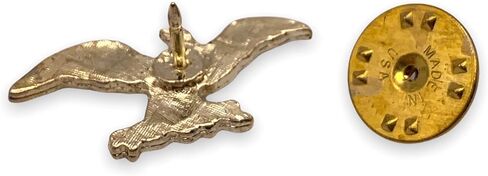 StockPins Gold Eagle Lapel Pin – Handcrafted American Eagle Pin for Men and Women, For Jackets, Hats, Backpacks in Saudi Arabia