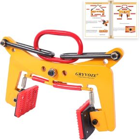 Granite Slab Lifting Clamp 716 lbs, 2.36-9.45 in Heavy Duty Stone Scissor Lifter Clamp, X-Shaped Stone Lifting Clamp, Vertical Stone Lifting Clamp for Lifting Handling Transporting