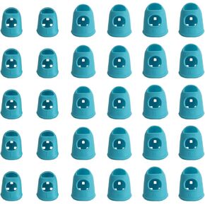 3 Sizes Fingertip Protectors，Guitar Finger Fingertip Protectors Fingertip Protection Covers Caps for Stringed Instruments, Sewing and Embroidery