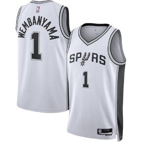 Victor Wembanyama San Antonio Spurs NBA Kids Youth 8-20 Association Edition White Swingman Jersey