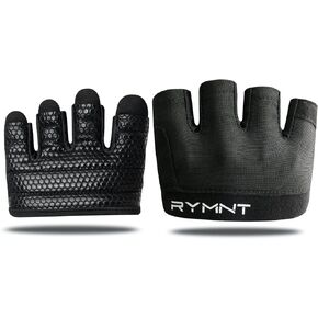 Minimal Workout Gloves,Short Micro Weight Lifting Gloves Grip Pads with Full Palm Protection & Extra Grip for Men Women Weightlifting,Gym,Cross Training,Powerlifting,WODs.
