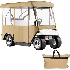 VEVOR Golf Cart Enclosure Driving Enclosure Club Car Covers Universal Fits for Most Brand Carts, Sunproof and Dustproof Outdoor Cart Cover in Saudi Arabia