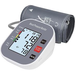 Blood Pressure Monitors for Home Use, Blood Pressure Machine Upper Arm with Large Wide Cuff Automatic Digital BP Machine LCD Screen BSX583 (Dark Grey)