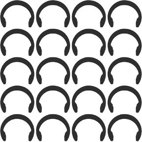 20 Pcs Retaining Clip Rings Compatible with Cricut Maker, Keep Rubber in Place with Retaining Rings, Keep Rubber Roller Replacement Retention Clamp Wheel Ring from Moving Parts Accessories Tools