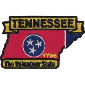 Tennessee State Map Patch 3"