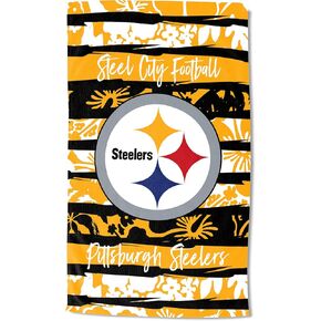Northwest NFL Pittsburgh Steelers Beach Towel, 35 x 60, Pocket