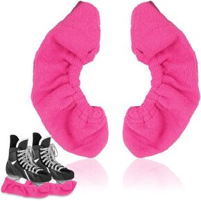 1Pair Small Size Ice Skate Covers, Pink Winter Skate Guard Cover/Ice Skate Blade Cover for Children, Winter Skate Guard Protector Sports Blade Cover, Skate Figure Cover