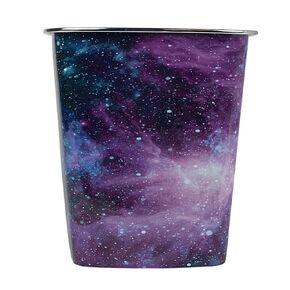 Waste Can 10L (2.6 Gallons) - 3 Pack Trash Garbage Can for Home, Office, Dorm Room Wastebasket (Galaxy)