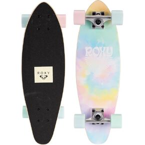 Roxy Mini Pintail Cruiser Skateboard Colors 25 Inches for Girls, Boys, and Kids Ages 8+