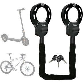 Lock for E Scooter,Scooter Locks Anti Theft,Silicone Scratch Protection Cut Resistant,Locks for E Scooter/Bicycles/E-Bike/Motorcycle