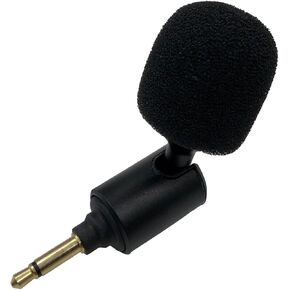 Replacement Microphone Compatible with Voice Amplifier 3.5mm 2 Pole Mic Portable Mini Microphone with Portable Voice Amplifier Wireless Transmitter for Teachers