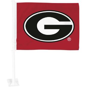 FANMATS University of Georgia Car Flag 2 pk
