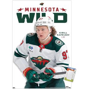 Trends International NHL Minnesota Wild - Kirill Kaprizov Feature Series 23 Wall Poster