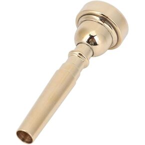 Trumpet Mouthpiece, Metal Bb Tone Trumpet Mouthpiece Gold Brass Professional Horn Trumpet Instrument Accessory(7C)