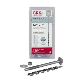 GRK 81272 1/2-in x 7-in Galvanized Through Bolt (24-Per Box)