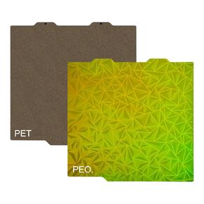Double-Sided PEI+PEO Build Plate 184 x 184mm Fit for Bambu Lab A1 Mini 3D Printer,Spring Steel Flexible Platform Smooth Chameleon PEO+Textured PEI