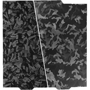 3D Printer Build Plate for Bambu Lab A1 Mini (Camouflage+Black Forged Carbon Fiber)