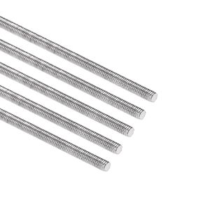 M5 x 80mm Multi-Purpose 304 Stainless Steel Fully Threaded Rod Right Hand Stud, 5 PCS