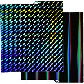 256x268mm Kobra 3 Build Plate Platform Double Sided H1H Phantom+ Light Beam Build Plate Sheet Heated Bed for Anycubi Kobra 3/Kobra 3 Combo 3D Printer Platform