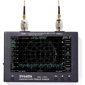 SV4401a 7 inch Touch LCD 50khz 4.4ghz Vector Network Analyzer hf VHF uhf Antenna Analyzer Update from nanovna vna