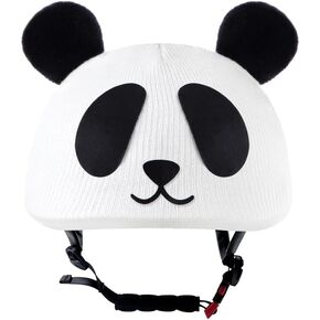Ski & Snowboard Helmet Cover, Cute Panda Knitted Hat for Snowboarding
