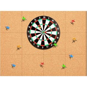 Christmas Operation Gifts Extended Length Cork Dart Board Wall Protector for Professional 17.75 and 18 in Dart Backboard for Dart Board Area