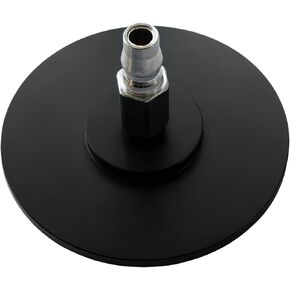 Suction Cup Adapter, Compatible with Machine Vac-U-Lock, Metal Adapter with Quick Air Connector, Rust-free Machine Adapter with Strong Suction, 3.93 Inch Diameter, 2.12 Inch Height