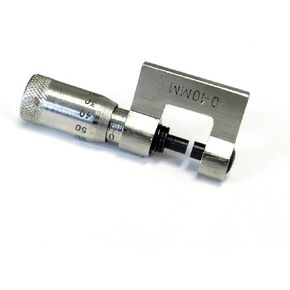 Mini Micrometer 10mm Small Micrometer Pocket Size Metric 0-10mm x 0.01mm