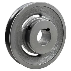 BK50-1 1/8 Single Groove Sheaves,V Belt Pulley 1 1/8 inch Bore 4.75" OD,Electric Motor Pulley Cast Iron for A AX B BX 4L 5L V-Belts,BK50118 Pulley