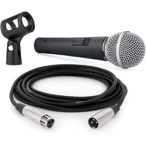 Pure Resonance Audio UC1S Ultra-Clear Dynamic Vocal Microphone Bundle with XLR Cable Example: Sony QuietComfort Noise Cancelling Wireless Headphones