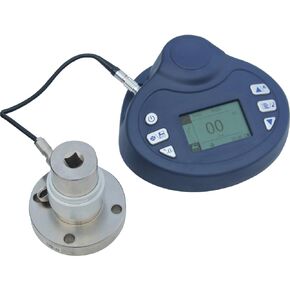 Nidec-Shimpo TTC-E-200 Torque Tool Tester with 200 N-m (148 ft-lb) Capacity, External Sensor, Blue