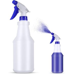 Empty Spray Bottles, Water Spray Bottles for Cleaning, 500-1000ml Refillable Sprayer Bottles, Hand Trigger Empty Spray Bottles for Gardening and Home Cleaning (blue 500ml)