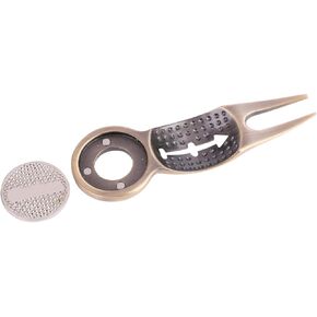 Health Gear Divot Repair Tool, Magnetic Ball Marker, Pitch Fork Putting Green Repair Kit, Pitch Mark Repair Tool