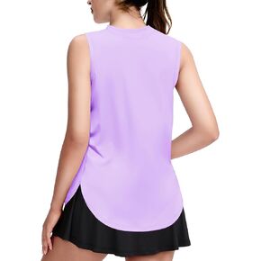 Zaclotre Girls Athletic Tank Tops Lightweight Stretchy Soft Basic Sleeveless Shirts for Kid Summer Clothes