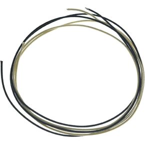KAISH 22AWG Vintage-Style Guitar Push-Back Waxed Cloth Wire Guitar Wiring Harness Pre-tinned Copper Wire Hook Up Wire 6.5ft of each Black/White