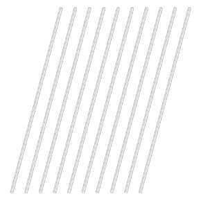 10 PCS Aluminum Round Rod 1/4"(6.35mm) Diameter 6061 Aluminum bar Solid Stick for DIY Craft, 13"(330mm) Length (10, 1/4x13)