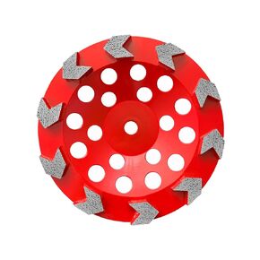 7 inch Diamond Grinding Wheel Diamond Disc Grinder for Concret Paint Epoxy Mastic Coating Removal 5/8-11 American Standard Thread Cup Wheel
