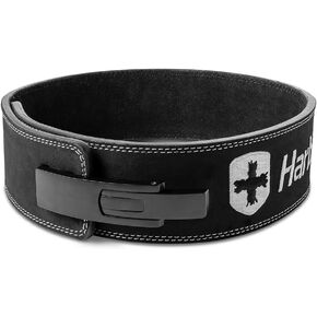 Heavy Duty 10mm Lever Belt for Powerlifting - IPF Approved, 4" Wide, Adjustable Steel Lever Tensioning, Comfort Fit with Suede Lining, Durable Core Support for Heavy Lifting
